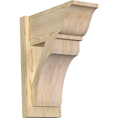 Ekena Millwork Legacy Traditional Rough Sawn Outlooker, Douglas Fir, 8"W x 16"D x 20"H OUT08X16X20LEC01RDF
